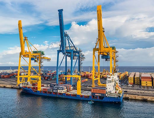 Cargo Shipping Port